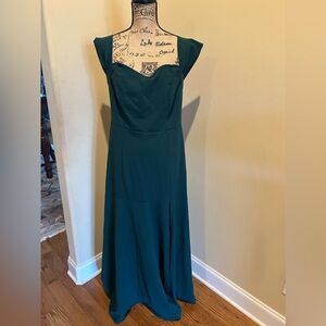 Formal green XL women’s dress new with tags emerald color